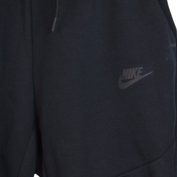 Nike Sweatpants L Unisex Kids Black Pull On Drawstring Standard Fit Cotton Blend - Picture 2 of 10